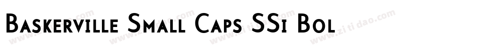 Baskerville Small Caps SSi Bold Small Caps字体转换